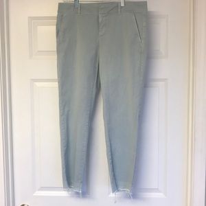 Loft Pale Aqua Crop Pants. Marisa Fit. Size 6.